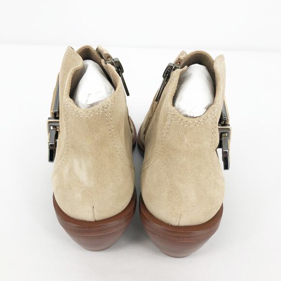 VINCE CAMUTO Women's Ashena Pointed Toe Ankle Boot 6.5 Taupe Suede NWOB - Picture 9 of 11